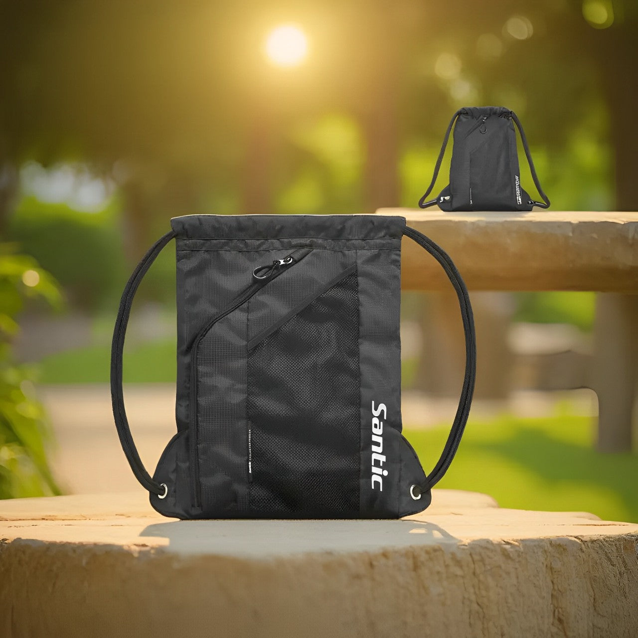 Drawstring gym bag