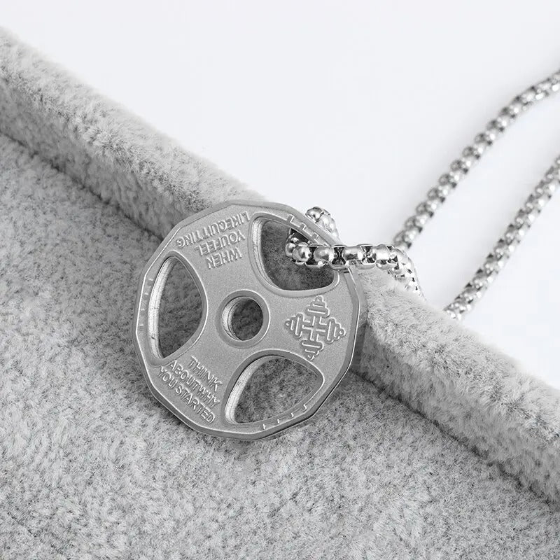 Dumbbell Necklace