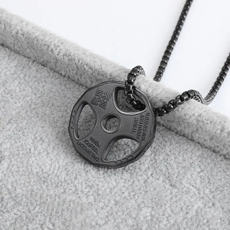 Dumbbell Necklace