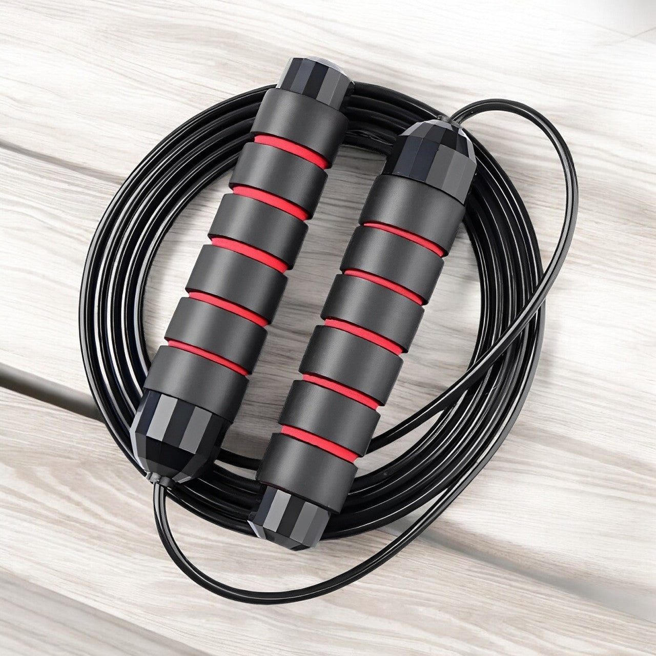 Adjustable skipping rope