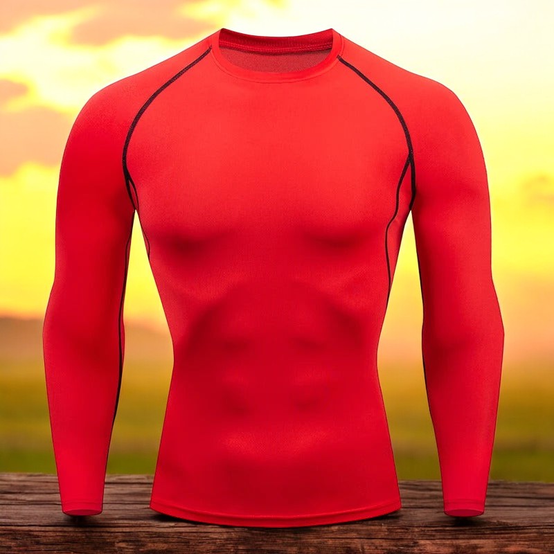 Long sleeve compression T-shirt