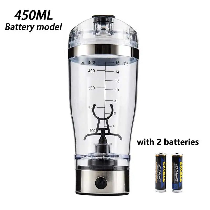 Electric Protein Shaker Bottle Vortex Mixer Cup Portable Blender